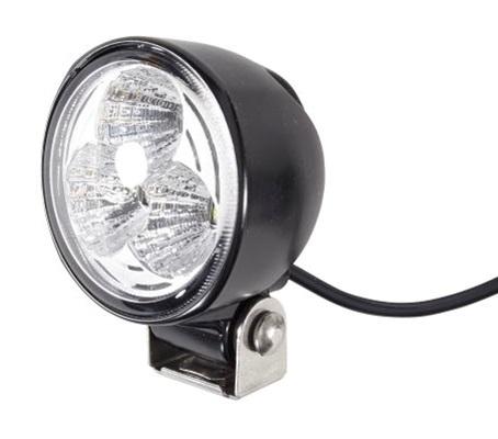 Proiector auto LED HELLA rotund, diametru 83 mm, 12/24V, 30W, cablu 2000 mm, 6500K, model 1G0 996 476-011
